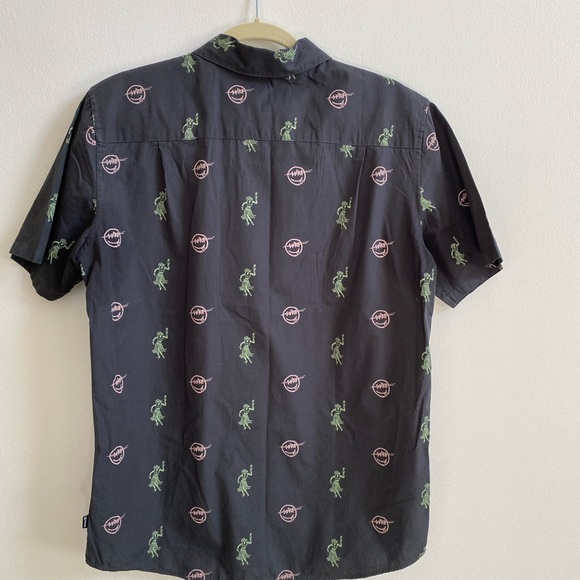 Hurley Mens Chill Vibes Short Sleeve Shirt - Picture 4 of 5